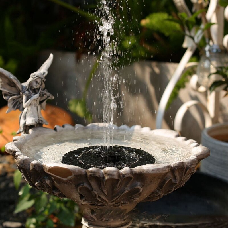 Solar- Brunnen Angetrieben Schwimm Vogel Schlecht Brunnen Ich bin Freien Teich Garten Terrasse Werkzeug