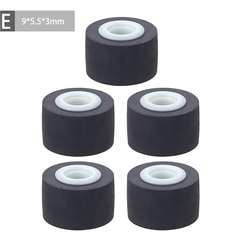5 sztuk kaseta Radio Roller Metal Axle Pack magnetofon kaseta ciśnieniowa koło pasowe Player