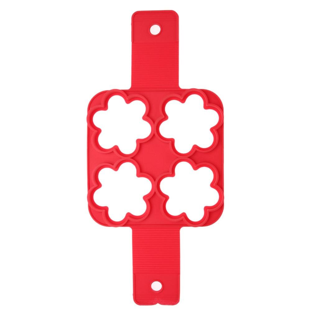 Perfect Pancake Maker Silicone Pancake Mold Christmas Pancake Mold for Kids Mini Easy Pancake Maker Heart Egg Ring Maker: Flower
