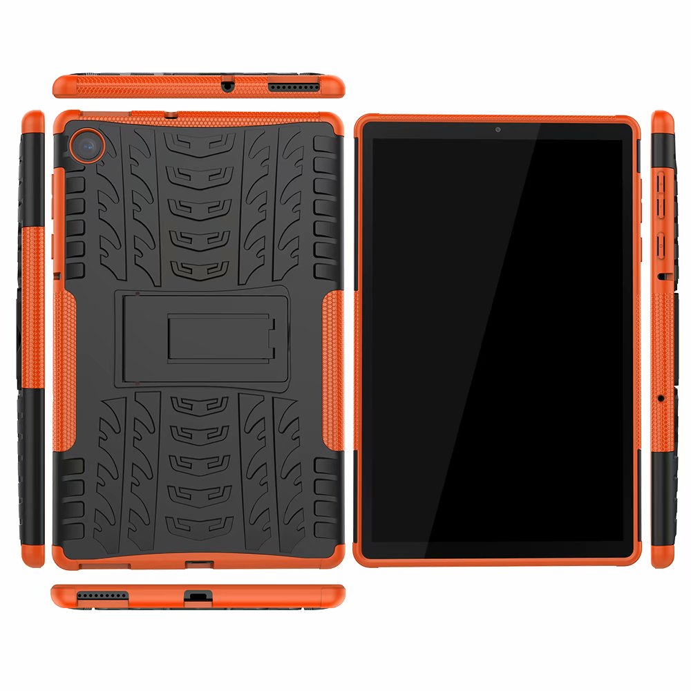 Jalustakotelo lenovo tab  m10 fhd plus tb -x606f tb -x606x 10.3 tuuman raskaaseen käyttöön 3 in 1 tpu+pc -tabletin suojakotelo funda+kynä