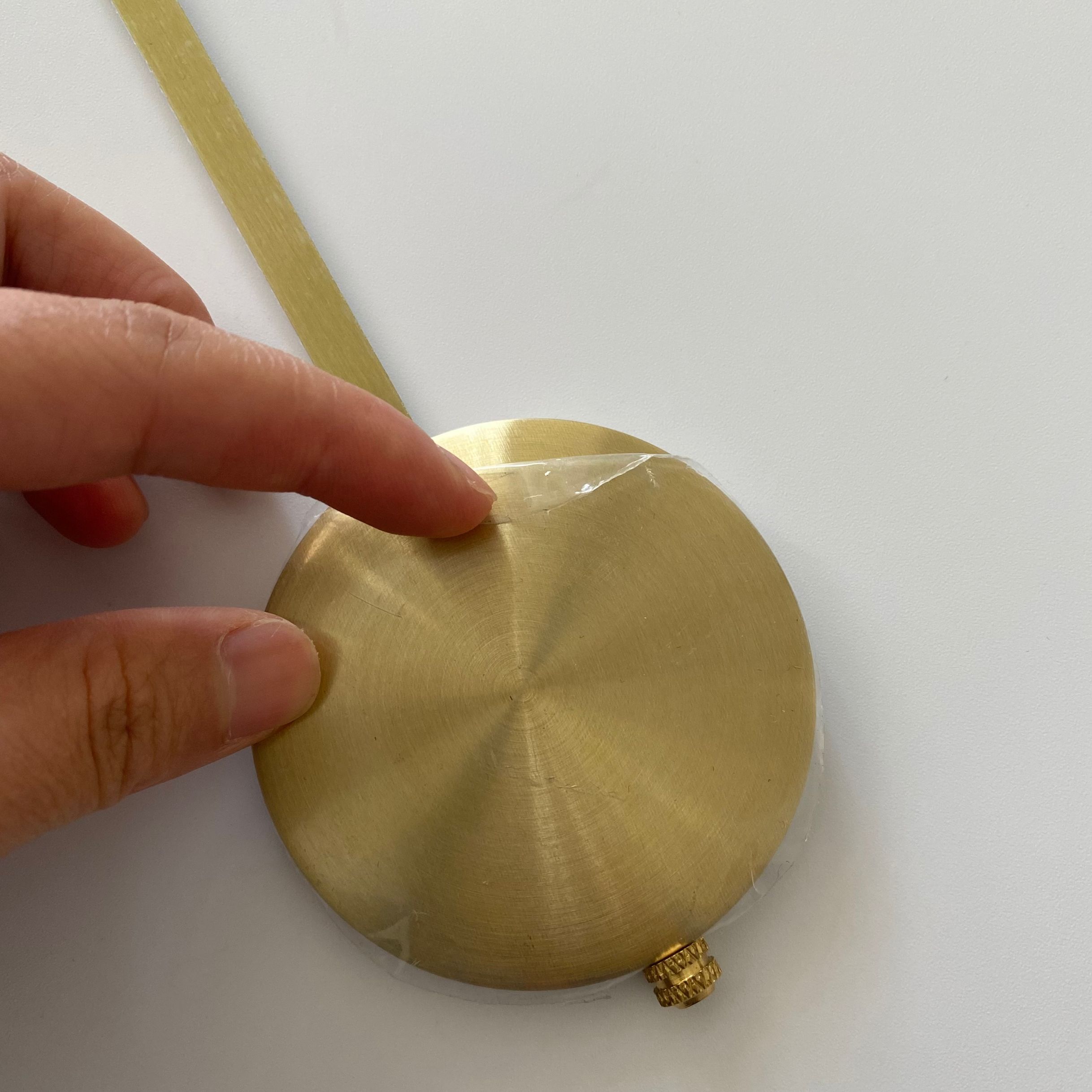 Quartz Clock Swing 30CM Pendulum Metal Bob Hammer Gold DIY Grandfather Wall Clock Repair Kits