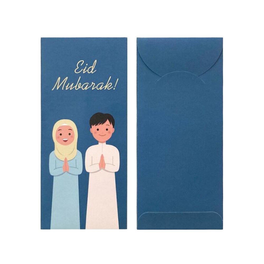 20Pcs Eid Mubarak Uitnodigingskaart Envelop Ramadan Patroon Wenskaart Budget Envelop Tas: style 8