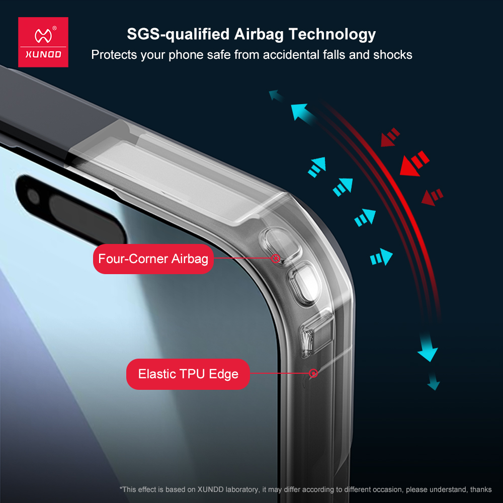 Xundd For iPhone 17 Pro Max Case For iPhone Air 17 17 Pro Case Shock-Absorbing Acrylic&TPU Clear Back Cover with Magnetic Ring