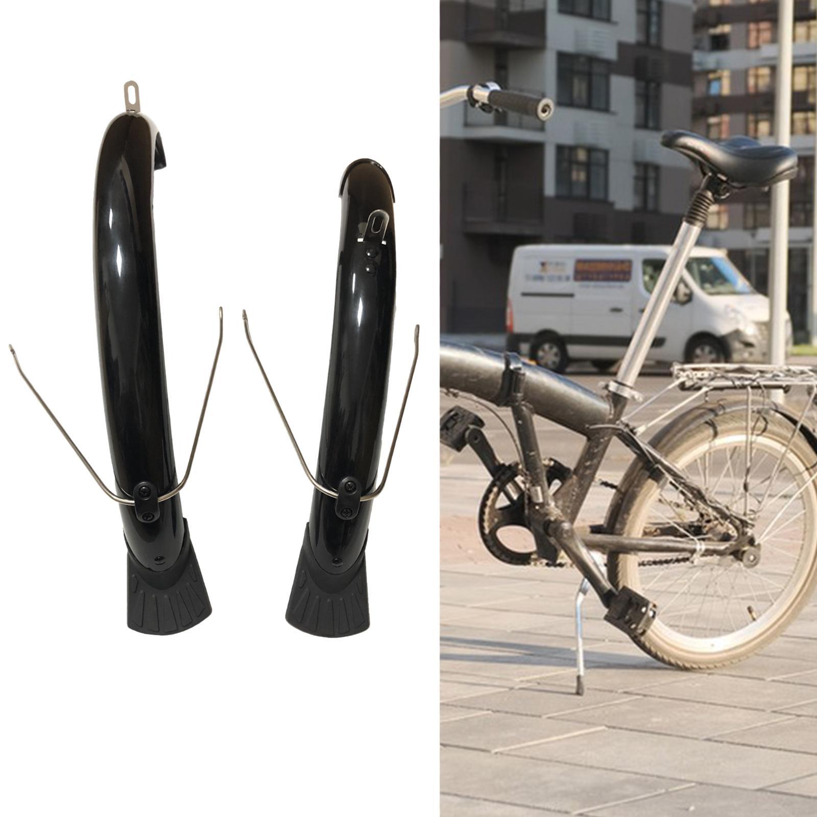 Spatborden voor 20 inch vouwfietswielen, voor- en achterbescherming: Roze