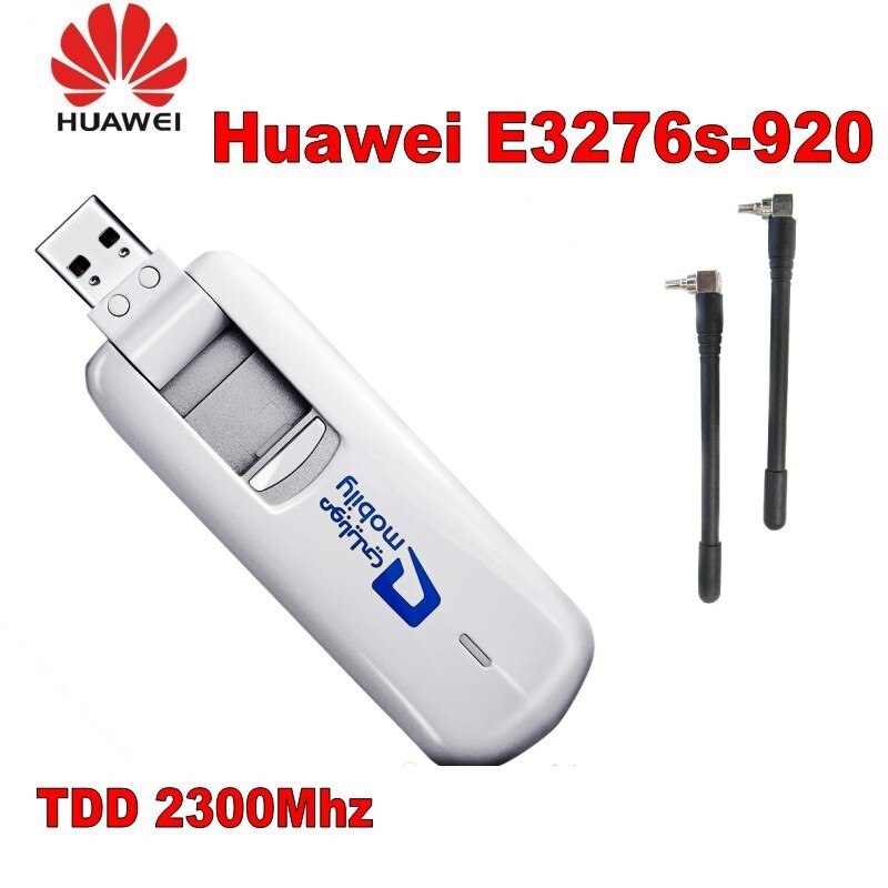 Huawei 4G LTE usb modem dongle 150 M Huawei E3276S-920 Huawei 3G Modem plus 2 stks antenne