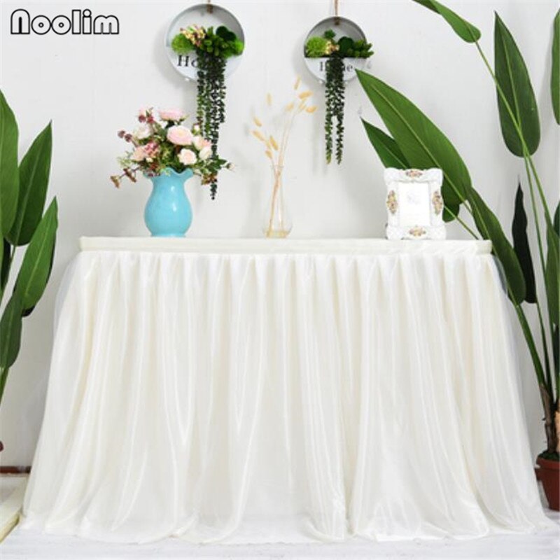 200*75cm Beautiful Tutu Table Layer Birthday Party Wedding Dessert Table Skirt Decoration Baby Shower Party Decoration Suppliers