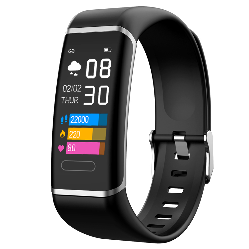 Reloj deportivo para niños, relojes de pulsera para niños y niñas, reloj de pulsera Digital electrónico para estudiantes, hora de Fitness CT6: Negro