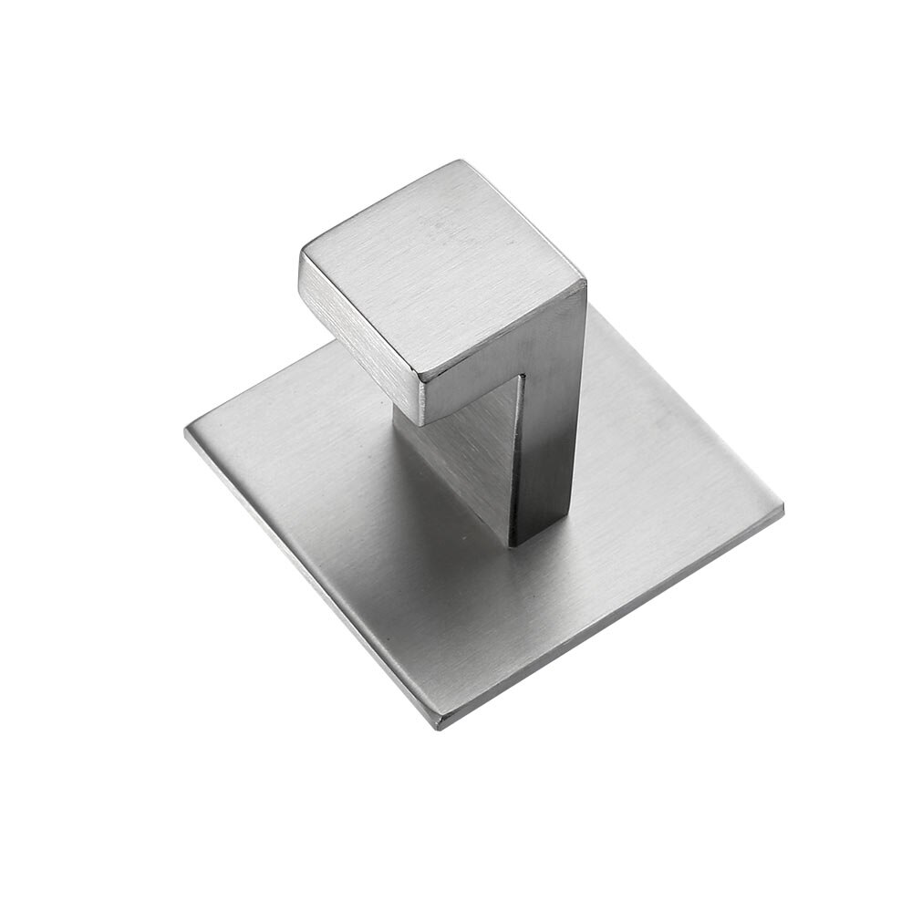 Sin tornillo Need Modern-Colgador de gancho de toalla cuadrado para baño, autoadhesivo, acero inoxidable 304, colgador de gancho para puerta, accesorios de baño