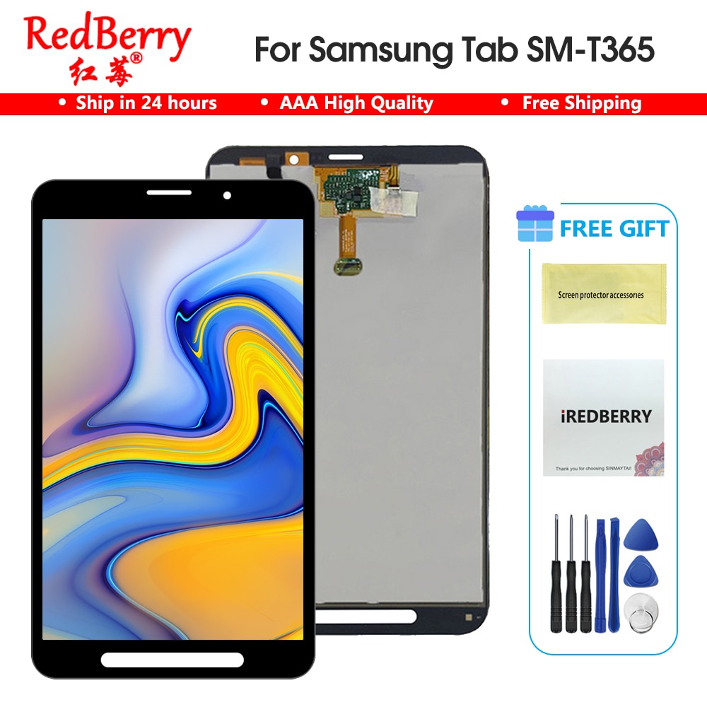 8.0 '' til samsung galaxy tab active sm -t365 t365 lcd display panel tablet touch screen digitizer assembly reservedele