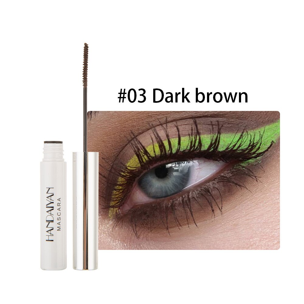 1pcs Color Mascara Waterproof 4d Silk Fibre Express Mascara Long-lasting Curling Lengthening Color Mascara 5ml: 3