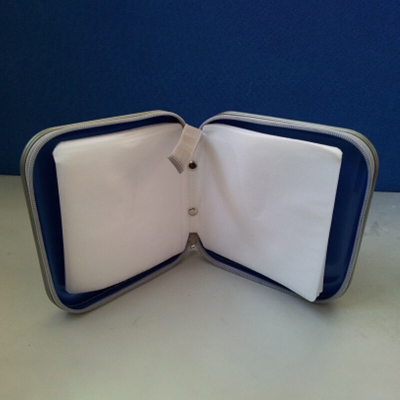 Portable 40 pièces disque CD DVD portefeuille rangement organisateur étui boîtes support CD manchon sac dur Album boîte cas avec fermeture à glissière