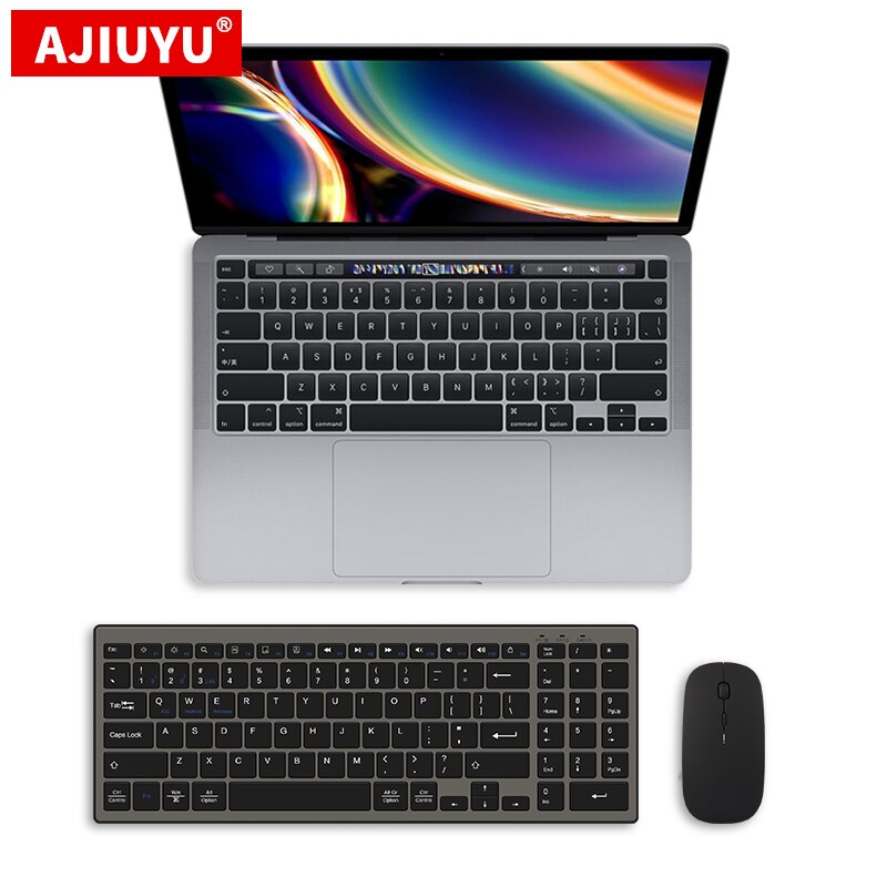 Ajiuyu Bluetooth Toetsenbord Voor Lenovo Thinkpad Dell Hp Asus Acer Samsung Lg Huawei Oppervlak Laptop Notebook Tablet 2.4G Draadloze
