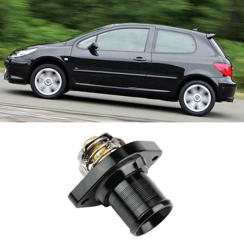 Termostat samochodowy dla Peugeot 206 307 1007 Citroen Berlingo C3 C4 Xsara 1336.Q1 1336.N5 9630066780: Default Title