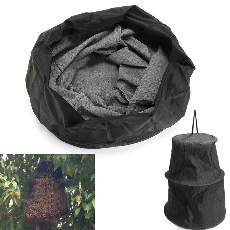 Black Beekeeper Bee Hive Cage Swarm Trap Swarming Catcher Gather Beekeeping Tool JS21