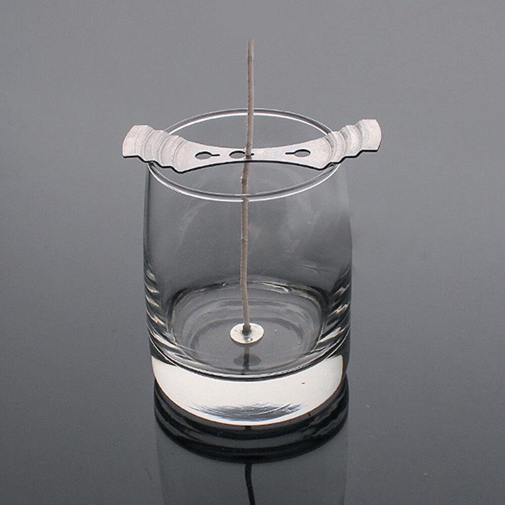 12 Pcs Candle Wick Centering Device Metal Candle Wick Holder for Candle Making