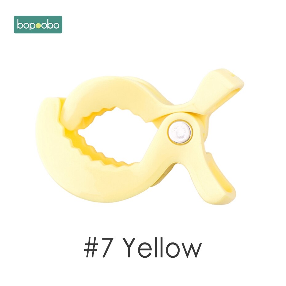 Bopoobo 2pc Baby Play Gym Accessories Car Seat Toy Lamp Pram Stroller Pegs To Hook Cover Blanket Clips Baby Teether: Yellow Stroller Cip