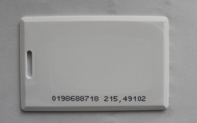 100pcs/box RFID card TK4100 125 KHZ RFID card EM Thick ID card suitable for access control and attendance cards