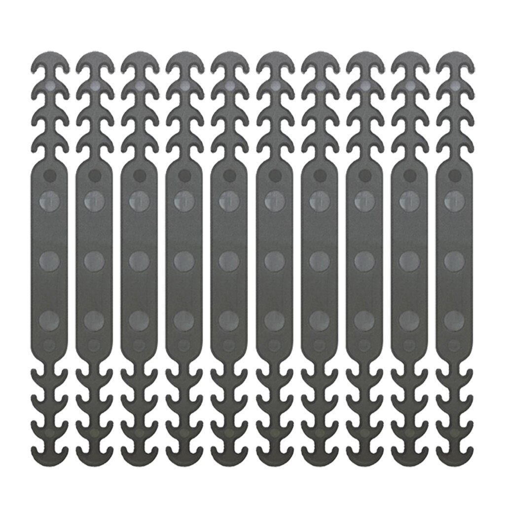 10Pc Volwassen Fietsen Gezichtsmasker Plastic Masker Verstelbare Siliconen Masker Opknoping Gesp Uitbreiding Strap Accessoires Mascarilla