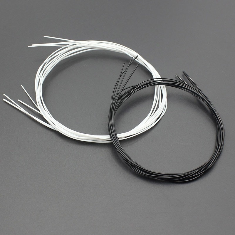 Zwart/Wit Nylon Ukulele String Duurzame Top Accessoires Voor Snaarinstrument Speler 4 Stks/set