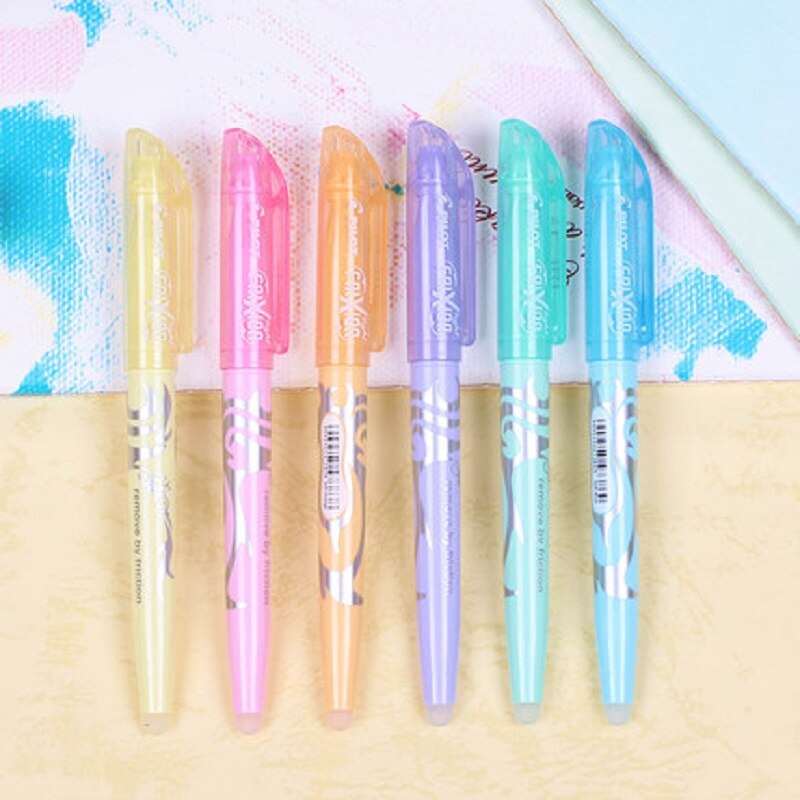 Japan pilot friction highlighter pyyhittävä kynä sw-fl pehmeällä valolla 10 väriä/erä