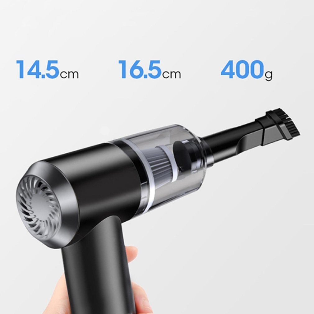 USB Rechargeable Cordless Mini Car Vacuum Cleaner 6000Pa 120W Portable Handheld Powerful Vacuum Cleaner for SUV Home Office