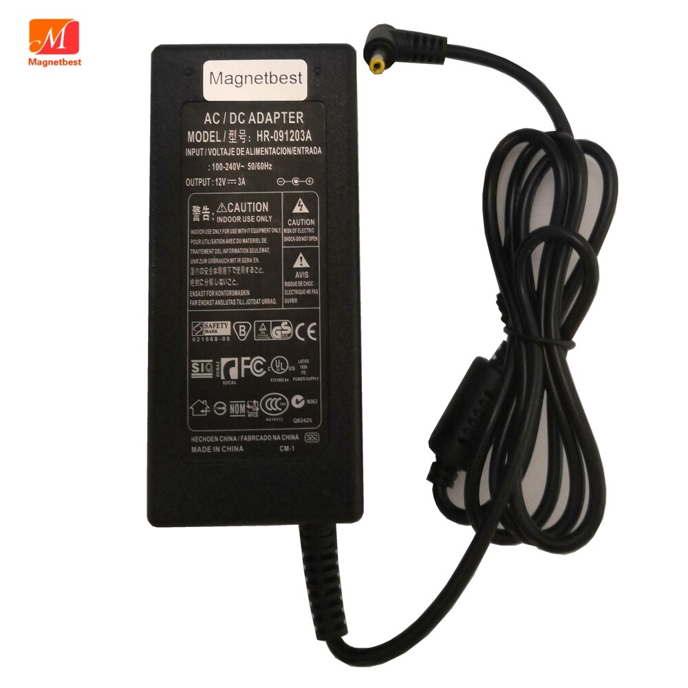 Power Supply AC Adapter For Beats Pill XL OEM 12V 3A Charger DYS404-120300W With EU / US UK / AU AC Cable Power Cord