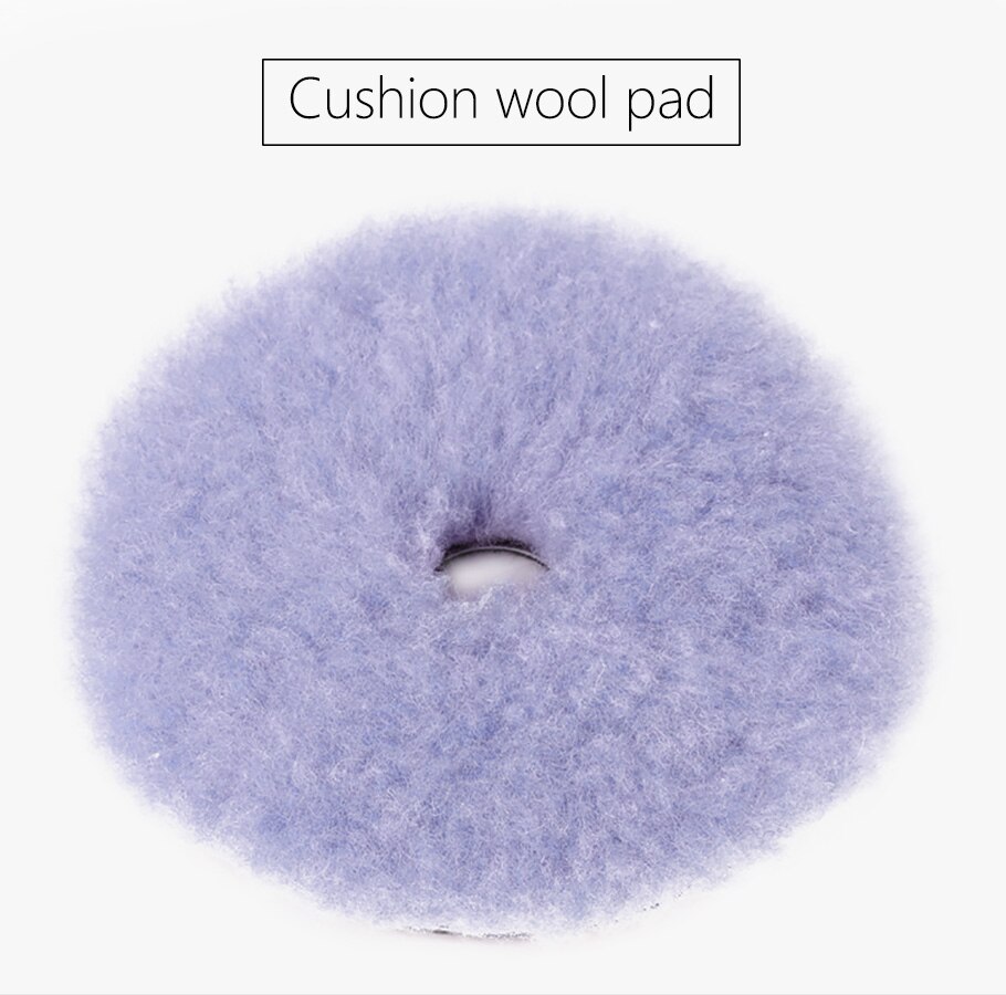 6 Inch Lambs Woollen Polishing Buffing Pad Polisher Pads For Car Detailing Waxing Polishing Buffer