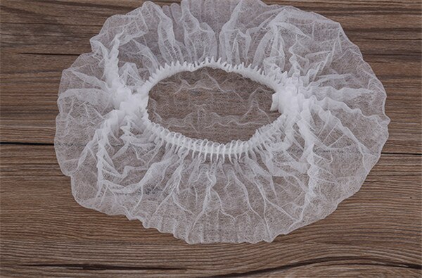 5 pcs Non-woven Double Elastic Disposable Dust Hat Women Men Shower Caps For Spa Hair Cap Salon Bathroom Barbershop Hotel: 4