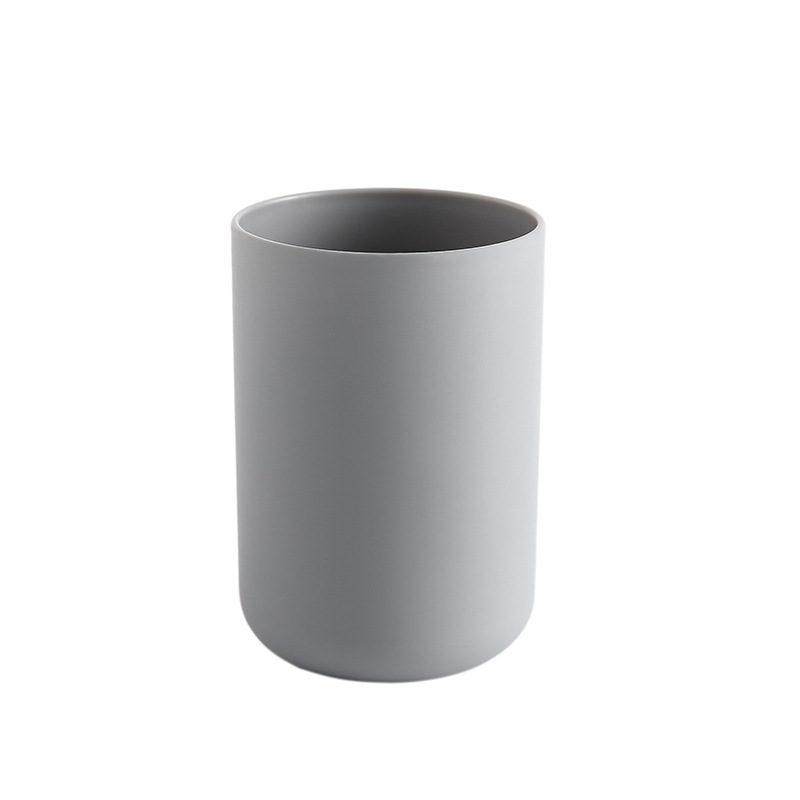 Mond Cup Huishoudelijke Drank Plastic Spoelen Cup Water Cup Borstel Cup Badkamer Accessoires: Grijs