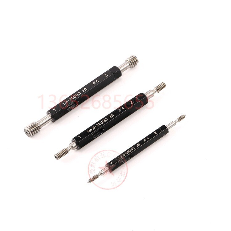 Draad Tand Gauge 6 H Amerikaanse Tool Draad Plug Gauge Tand Regel Go/No Go Gage 3/8-24 3/4-10 1/2-28