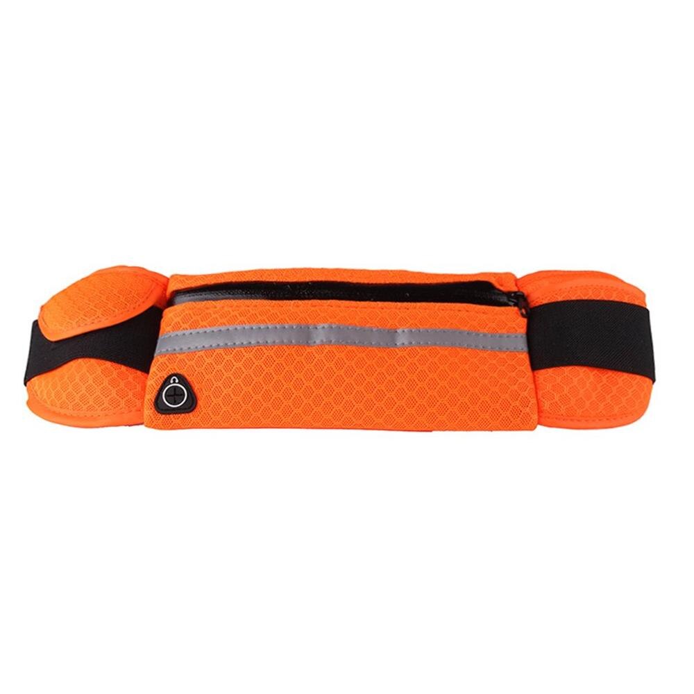 Multifunktionale Männer Frauen Taille Taschen Laufen fanny Pack Frauen Taille Packung Beutel Gürtel Camping Wandern Sport Tasche: orange