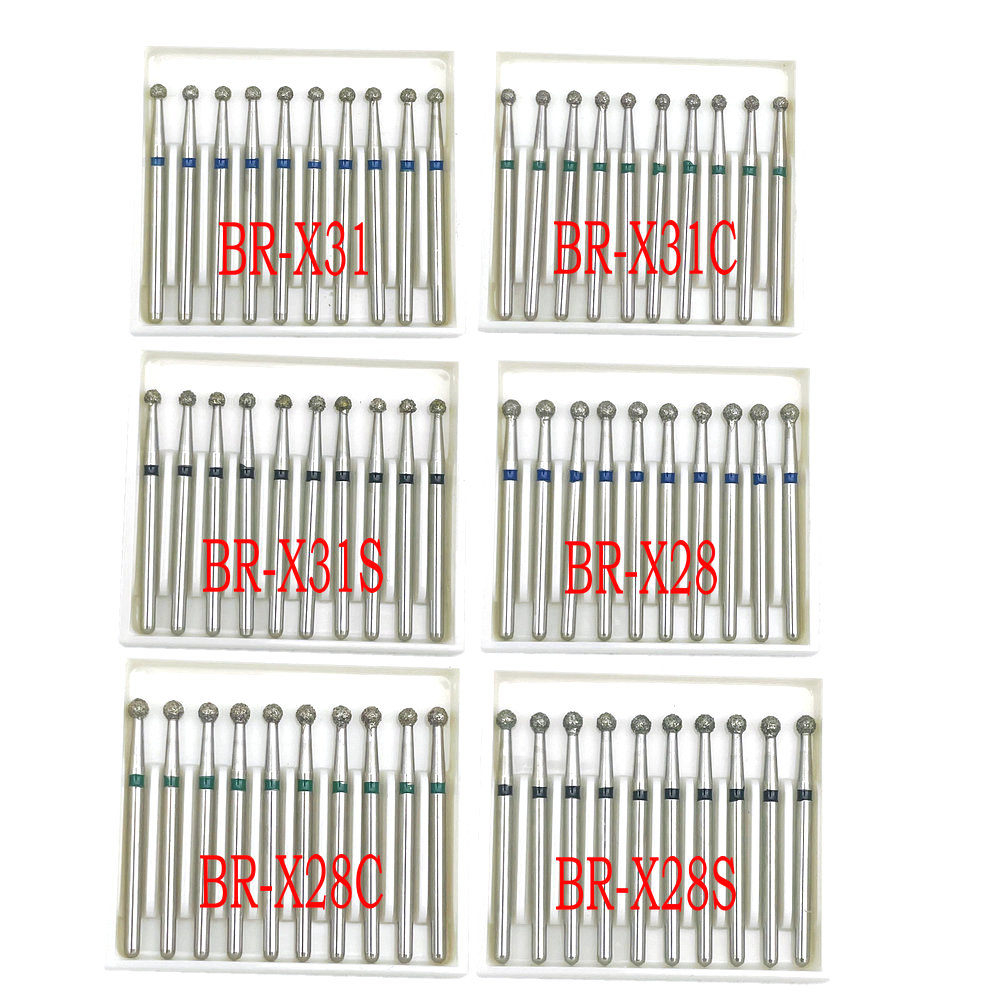 5/10pcs Extra Long Dental Diamond Burs FG Diamond 1.6mm Shank for High Speed Handpiece Burs Dentist Tools