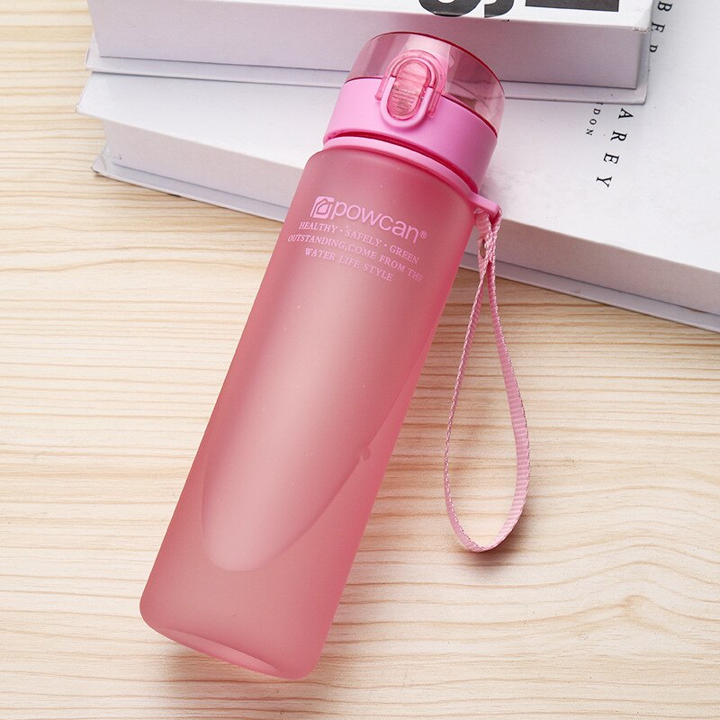 Water Flessen Water Fles 560M Eiwit Shaker Outdoor Reizen Draagbare Lekvrij Drinkware Plastic Mijn Drink Fles Bpa Gratis. J: 560ml / ms pink