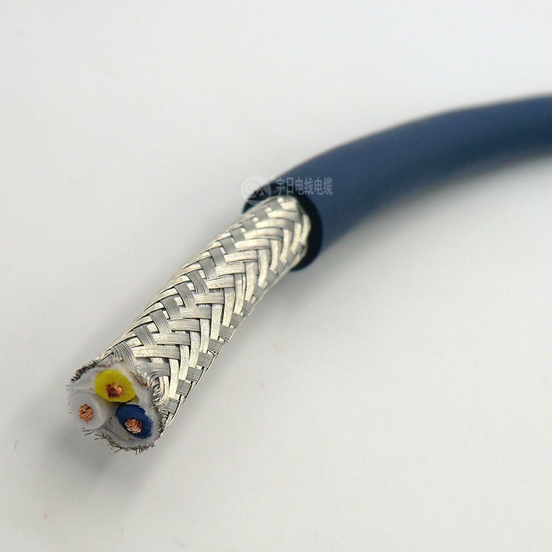 CC-Link Bus Cable 3 core 0.5mm² 20AWG High Flexible Bus Wire withstand 5 millions of Bends