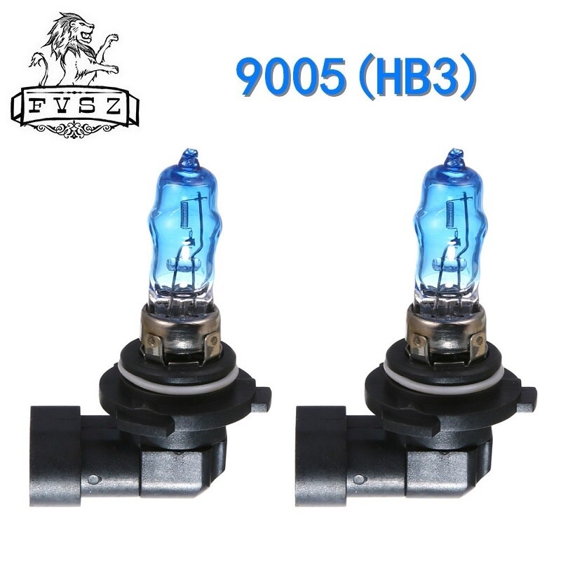 2Pcs HB3 9005 12V 100W 6000K Auto Koplampen Lampen Voor Auto Mistlampen Super Heldere Witte quartz Halogeen Wolfraam Gloeidraad Licht