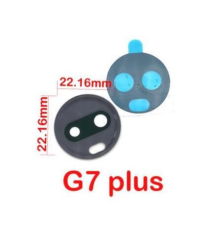 Tylna kamera szklana osłona obiektywu z klejem do Motorola Moto G4 G5s G6 G7 G8 Plus Play Power Lite: G7 Plus