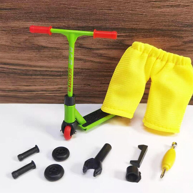 Legering Vinger Scooter Met Mini Scooters Gereedschap En Vinger Boord Accessoires Mini Skateboard Vinger Speelgoed Voor 3 + Jaar Oud kid: GN
