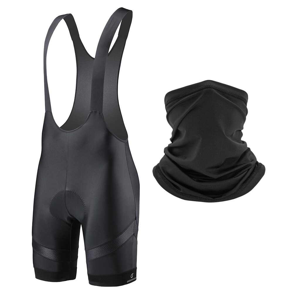 GOAIROD Bicycle Bib Shorts Cycling Man Lycra Bretelle Overalls Men MTB Chamois Braces Bike Tights Male Ciclismo Biker Clothing: Shorts and Mask / XXL