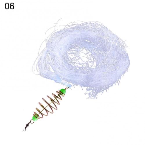 Nylon Fish Net Mesh Trapper Metal Spring Hook Shoal Netting Fishing Gear Tackle: 06