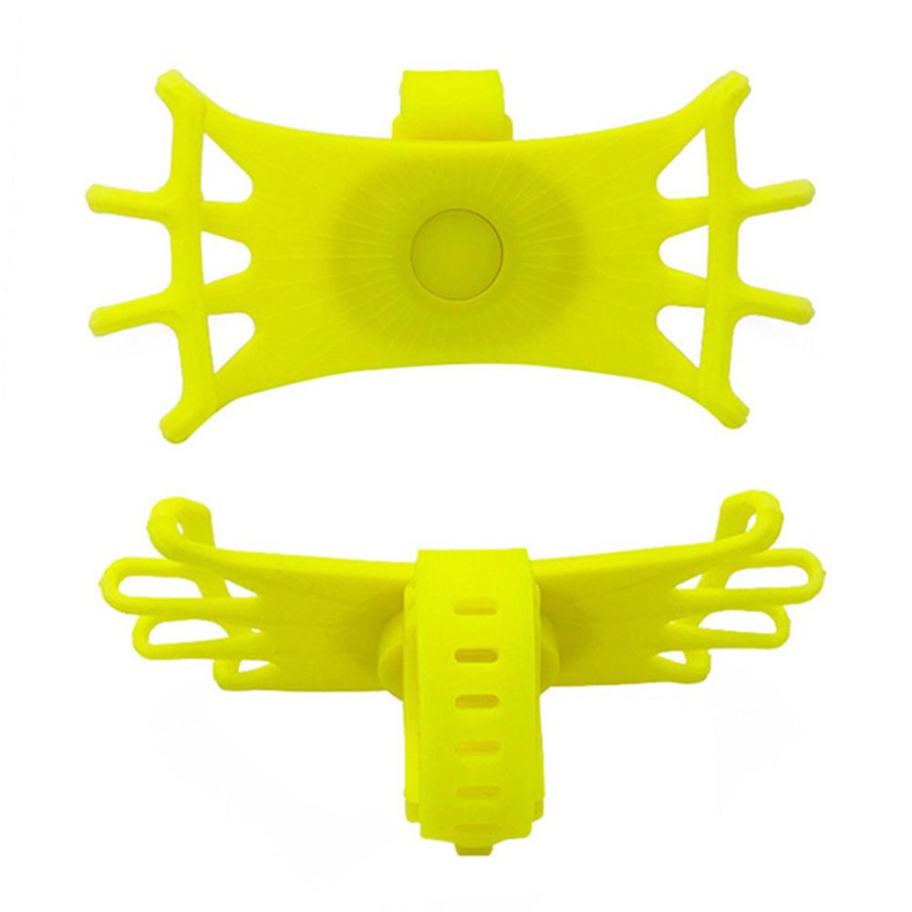 Soporte Universal para manillar de bicicleta, accesorios para iPhone 8, Samsung y Huawei: YELLOW