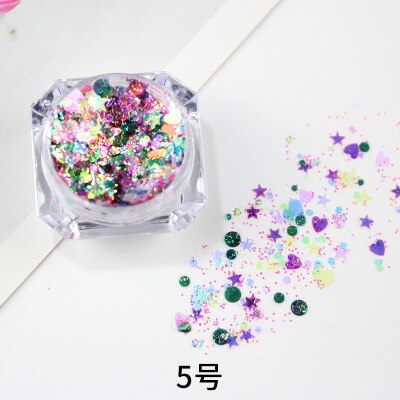 Festival Haar Glitter Eye Gezicht Nail Body Glitter klatergoud op Gezicht Gel Art Flash Cosmetische Make-Up Pailletten glitter Decoratie