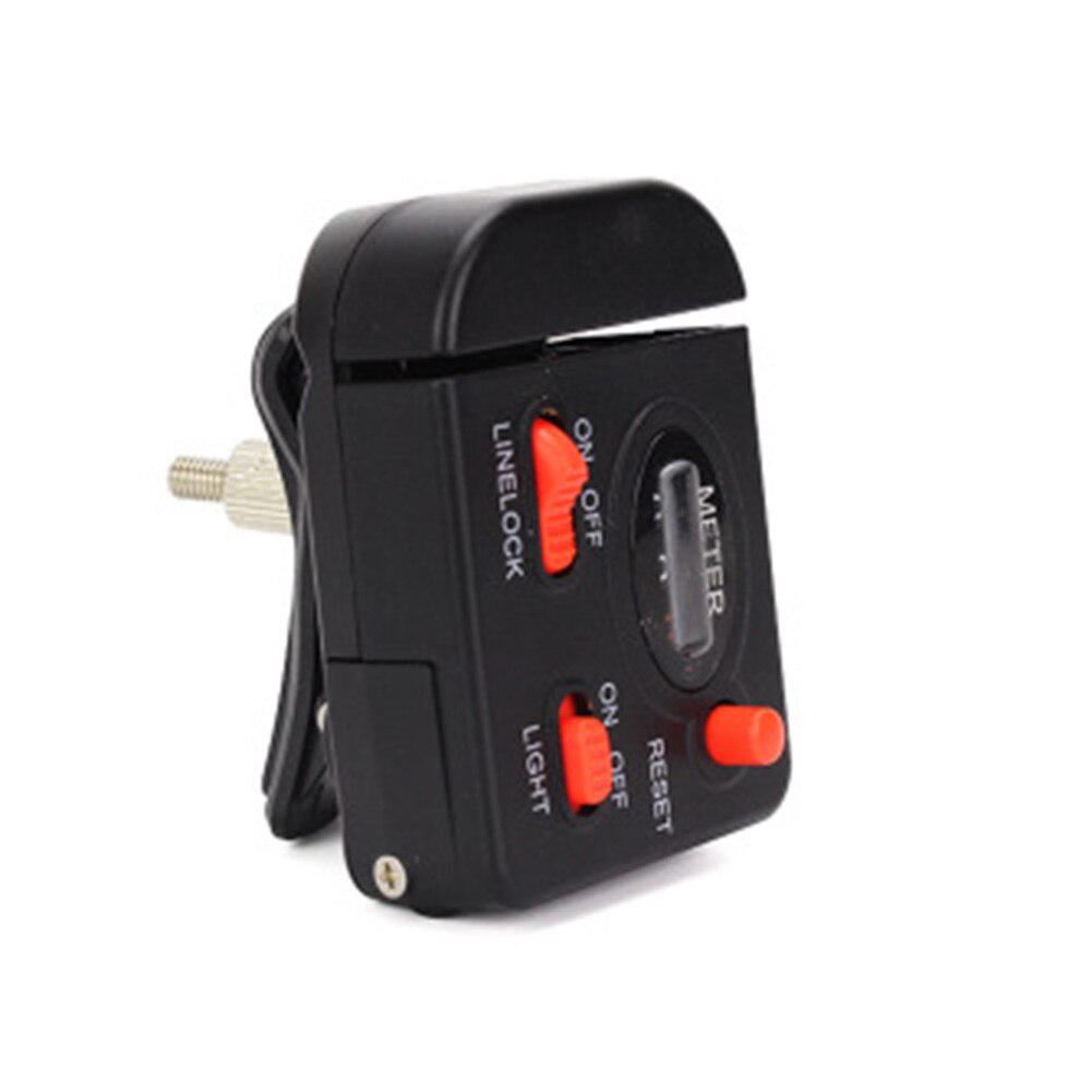 100 Meters Fishing Line Counter Clip On Rod Meter Gauge Mechanical Manual Counting Line Outdoor Fishing