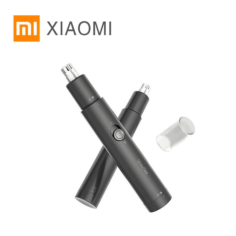 XIAOMI MIJIA SHOWSEE Electric Mini Nose trimmers Portable Ear Nose Hair Shaver hair Clipper Waterproof Safe Cleaner