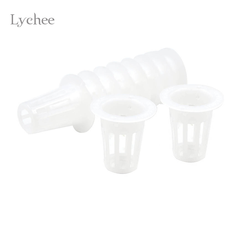Litchi liv 10 st 35mm plantskolor krukor mesh växtkruka trädgårdsnät koppar krukor för orkidéer / vattenkap / vattenbruk: 1