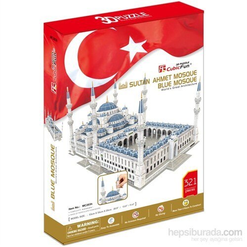 Cubic Fun 321 Stuk Sultan Ahmet Moskee 3D Puzzel