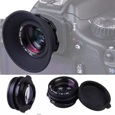 1.08X-1.60X Zoom Camera Zoeker Oculair Vergrootglas Lens Voor Olympus E300 E330 E400 E420 E450 E500 E520 E550 E600 dslr Camera