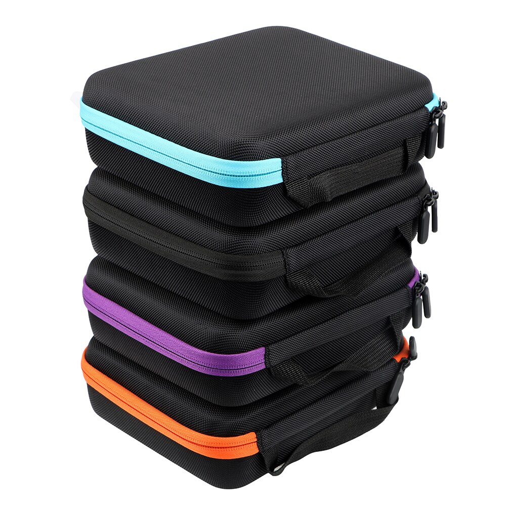 Draagbare Reizen Cosmetische Organizer 30 Flessen 5Ml Essentiële Olie Case Nagellak Opbergtas Parfum Olie Doos Multifunctionele