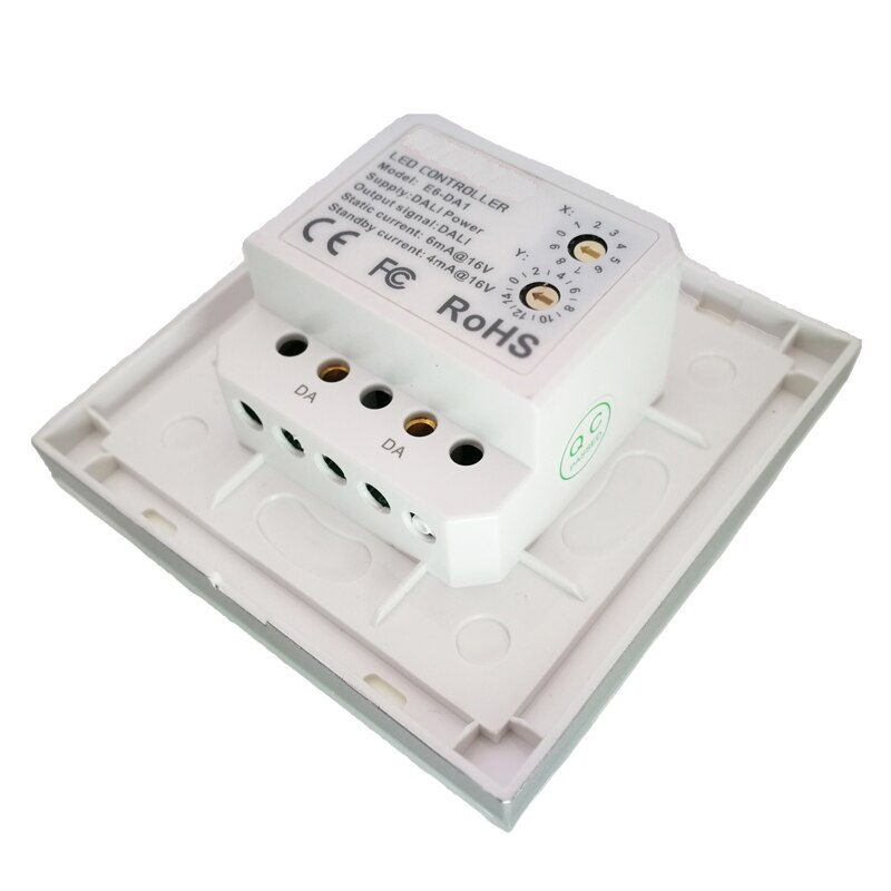 Dali dimmer för cob lampor led strip dali switch väggmontering dali dimmer knopp dimbar panel dimming controller