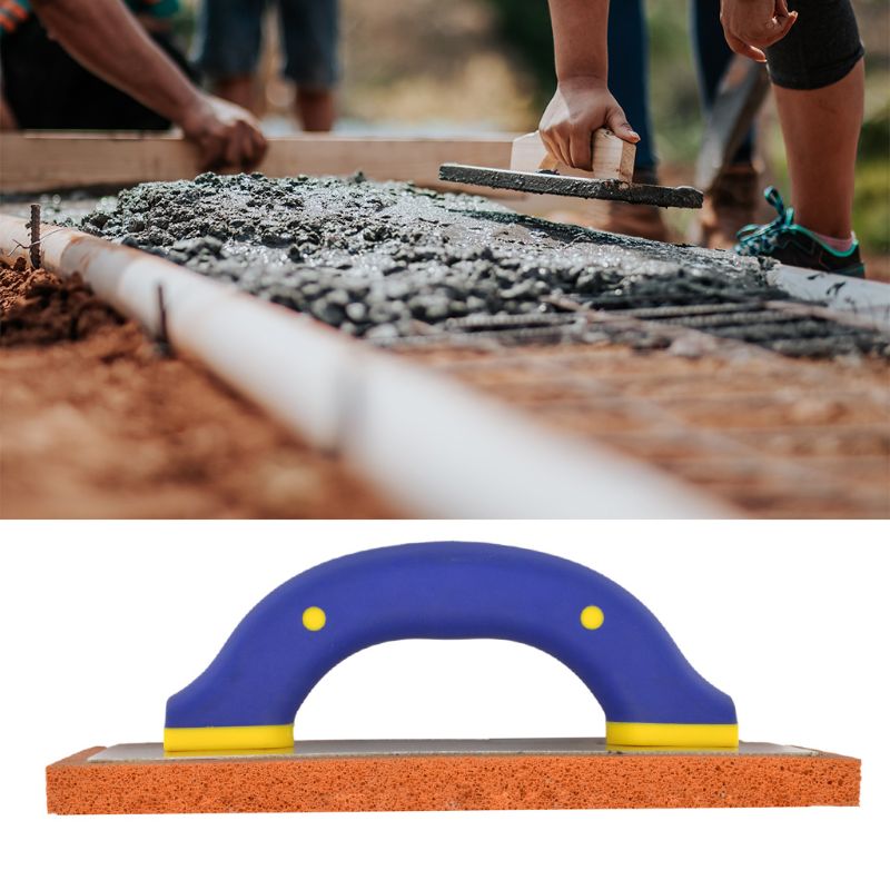 Espátula de goma para espumar, espátula de hormigón, lechada, herramienta para azulejos