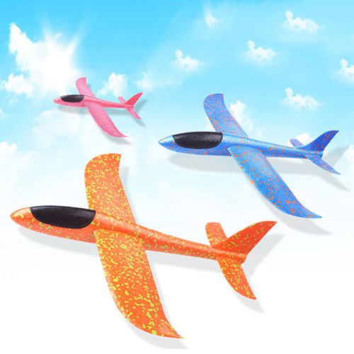 36 Cm Diy Hand Gooi Flying Zweefvliegtuig Vliegtuigen Speelgoed Voor Kis Kinderen Foam Vliegtuig Model Flying Zweefvliegtuig Vliegtuig Outdoor Game speelgoed